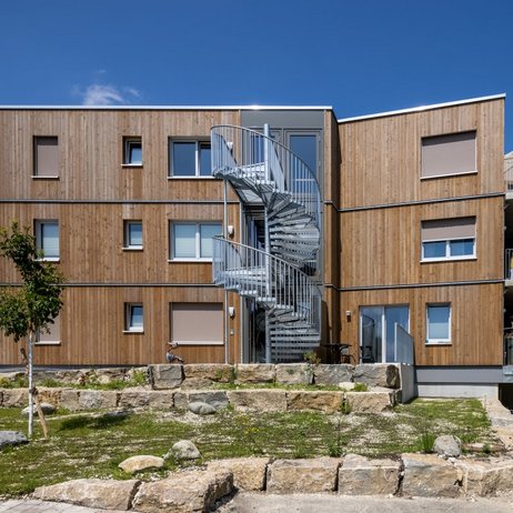 Blick vom Naturgarten