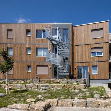 Blick vom Naturgarten